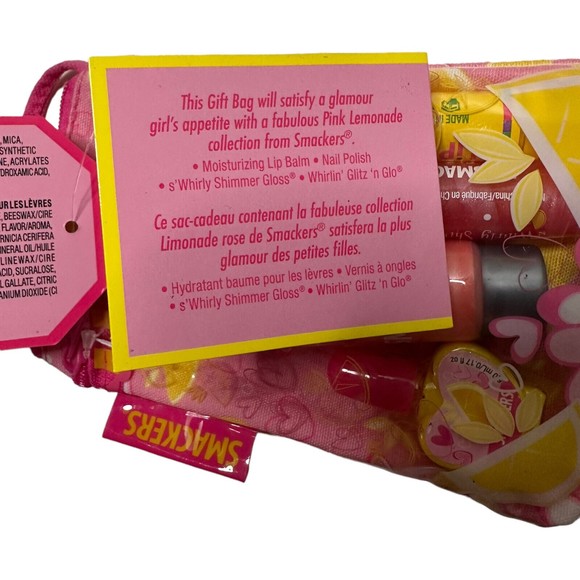 Lip Smacker Glam Bag Pink Lemonade SEALED chapstick, Lip Gloss, Glow, Polish - Picture 10 of 15
